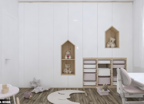 Návrh interiéru - Dětské pokoje - 2