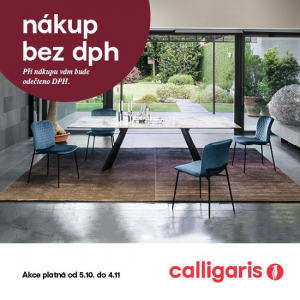 Calligaris - Nákup bez DPH
