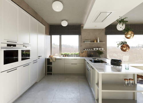 Realizace interiéru - Realizace interiéru kuchyně a jídelny RD Velká Bystřice - 1