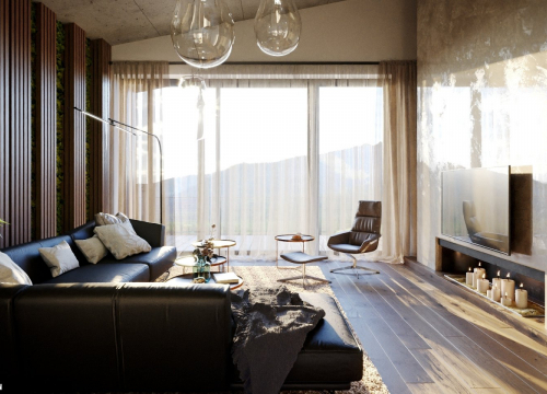 Návrh interiéru - Obývací pokoje - 5