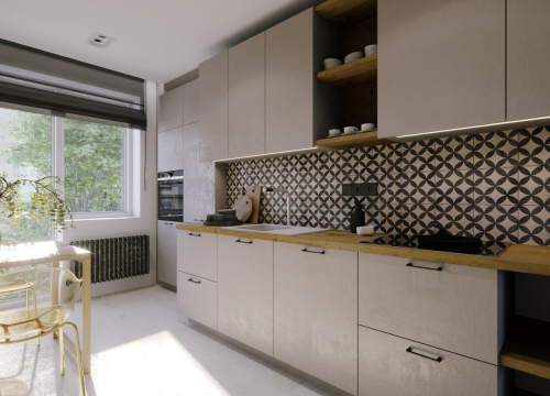 Realizace interiéru - Realizace interiéru kuchyně a jídelny Olomouc byt - 2