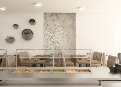 Návrh interiéru - Návrh interiéru komerčních prostor pro Freshnack - 3