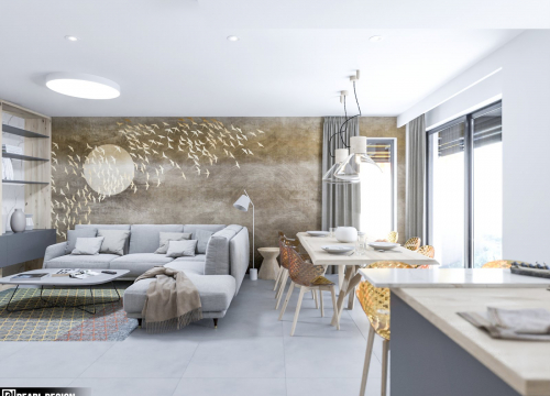 Návrh interiéru - Obývací pokoje - 2