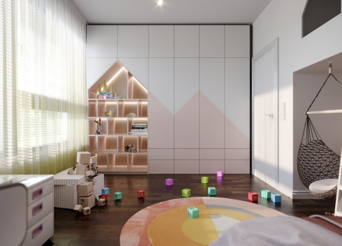Návrh interiéru - Dětské pokoje - 2